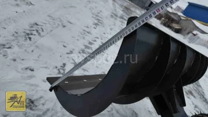 Отвал для уборки снега на ременные трактора усиленный