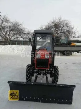 Минитрактор Уралец 254 с кабиной КПП с реверсом