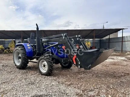 Трактор LOVOL TE 244 без кабины c погрузчиком